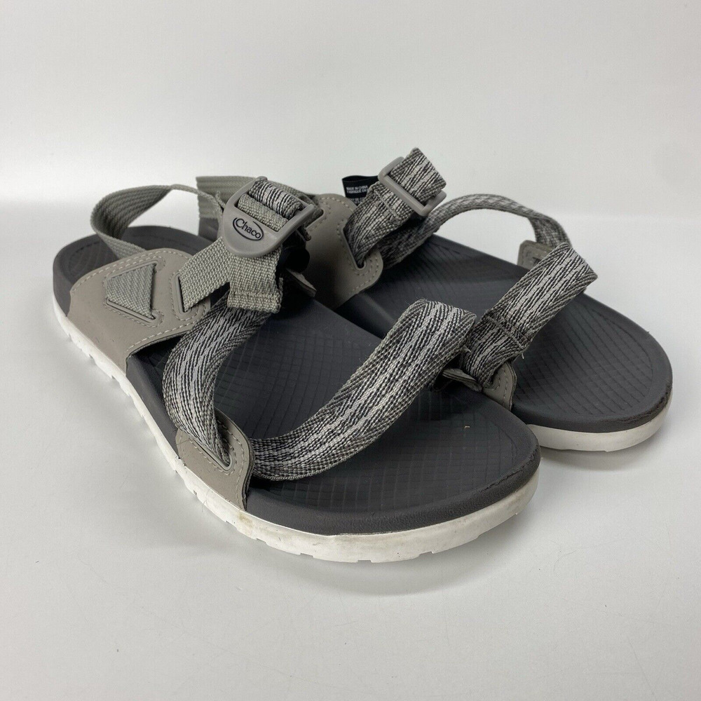 Chaco Women's Lowdown Sandal Size 7 Light Grey Outdoor Casual Adventure EUC